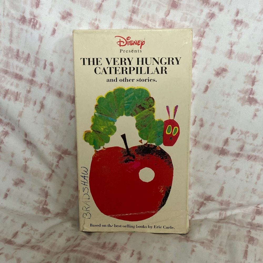 The Very Hungry Caterpillar (VHS, 1995) Disney, Eric Carle, Brian Cummings
